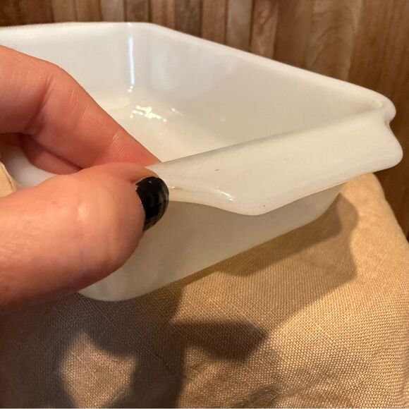 Vintage Anchor Hocking Harvest Vegetables 1 Quart Loaf Pan Dish - Picture 4 of 11